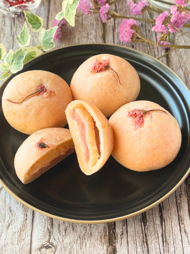 さくらあんぱん　あんぱん　生米パン　生米さくらあんぱん